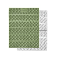Foldable Egg Crate Cushion | Green | Army Green | Not provided