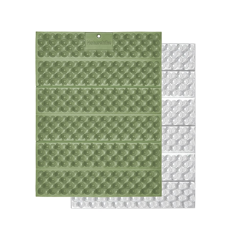image 1 of Foldable Egg Crate Cushion | Green | Army Green | Not provided