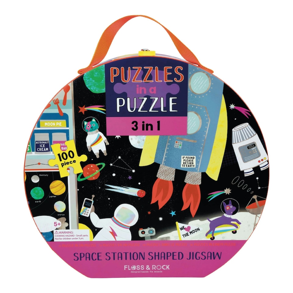 image 1 of Floss & Rock 3 In 1 Jigsaw Puzzle - Space Station