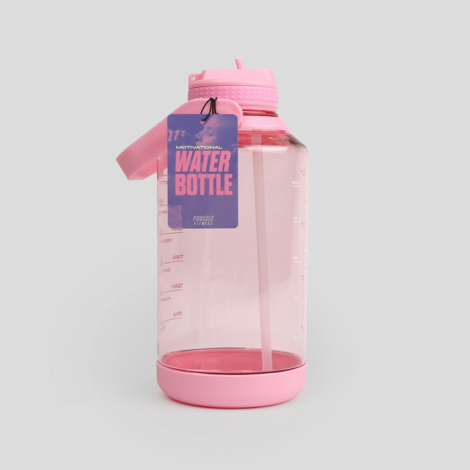 image 1 of Phoenix Fitness Motivational Water Bottle - Pink