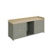 image 1 of GFW Lancaster 2 Door Shoe Bench - Grey
