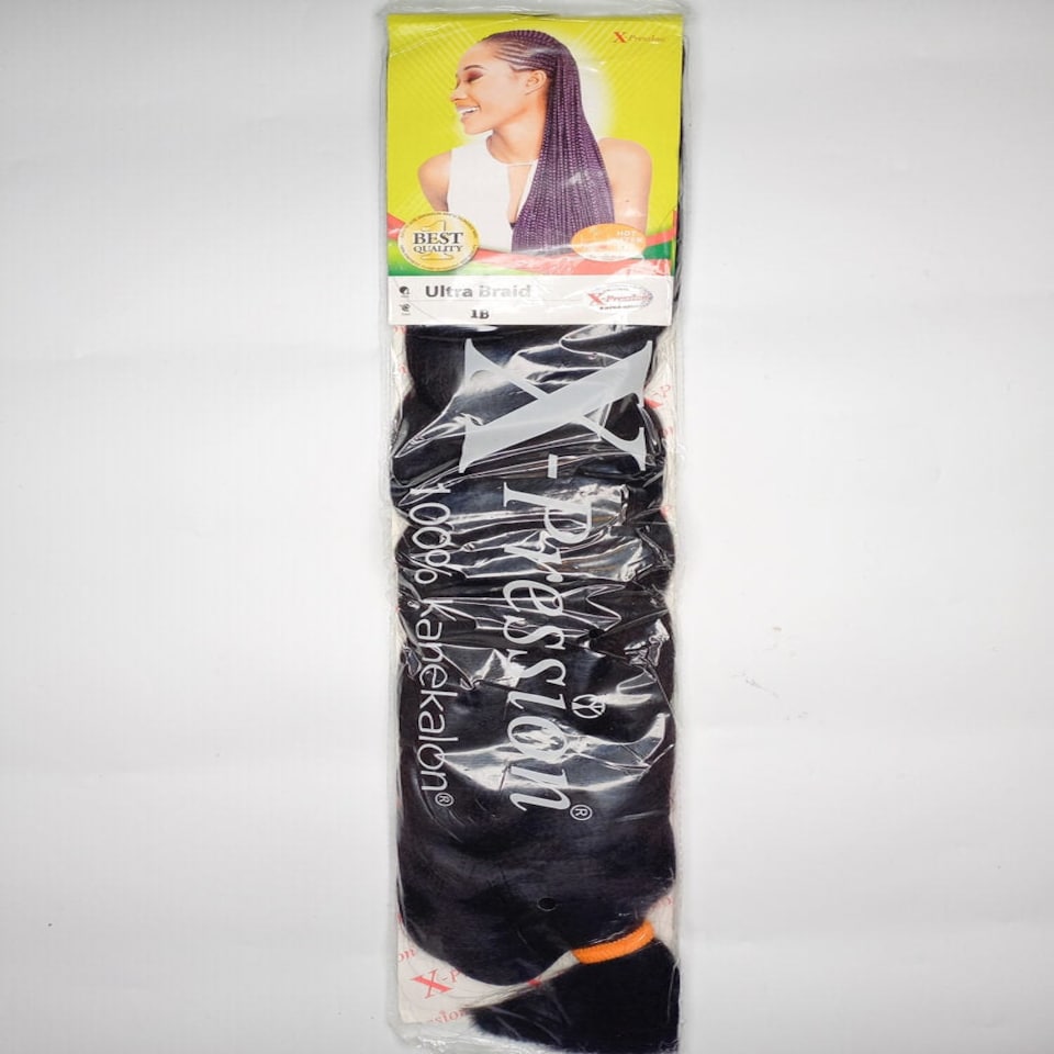 image 1 of X Pression Syn Ultra Braid X-PRESSION Ultra Hair Braid (Braiding) Extension (Choice of Colours) Multi | GREY | One Size