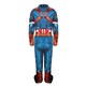 image 3 of The Avengers Childrens/Kids Deluxe Captain America Costume - Blue/White/Red - S S