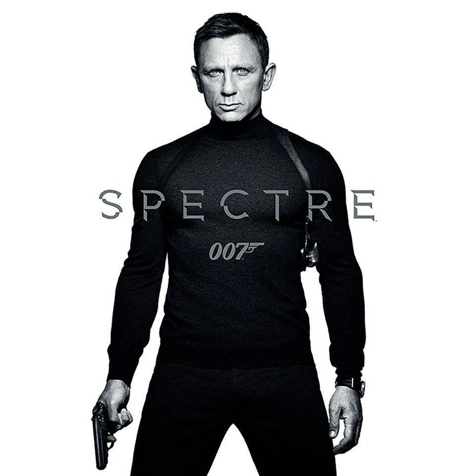James Bond (Spectre - Teaser) 60x80x4cm Stretched Canvas Print