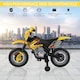 image 3 of HOMCOM 6V Kids Child Electric Motorbike Ride on Motorcycle Scooter Children Toy Gift for 3-6 Years (Yellow)