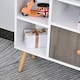 image 6 of HOMCOM Multi-Shelf Bookcase Freestanding Storage Cabinet Shelves Wood Grey
