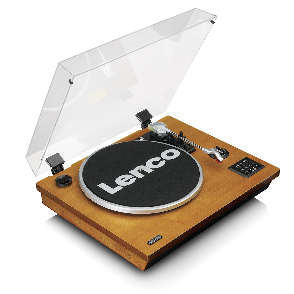 image 1 of LENCO LS-55WA UK - Turntable with Bluetooth, USB MP3 encoder, speakers - Wood