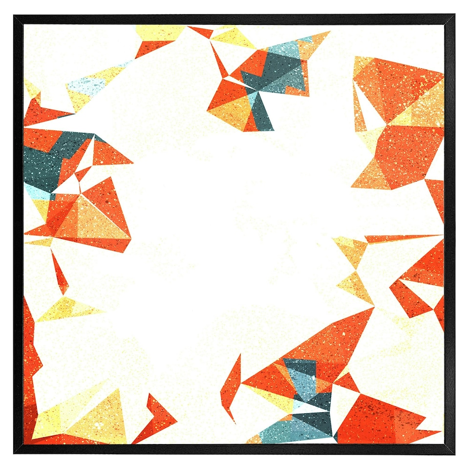 image 1 of Autumn geometric (Picture Frame) White | XS