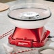 image 2 of Cooks Professional Retro Candy Floss Maker Machine with Sticks & Splash Guard | Red | Red
