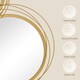 image 5 of HOMCOM Metal Wall Art Decorative Mirror Decor Modern Wall Sculpture 
