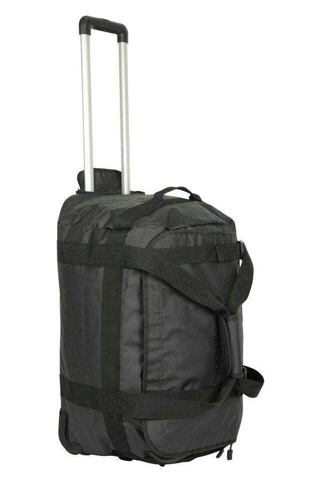 image 1 of Mountain Warehouse Cargo Wheelie Bag Grab Handles Inner Pocket Luggage Carrier | Black