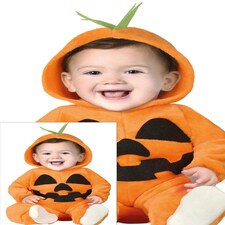 Fancy Dress Child Pumpkin Onesie - 2-3 Years