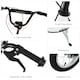 image 5 of HOMCOM Kids Stunt Scooter with 12" Rubber Tyres, Adjustable Handlebar, White