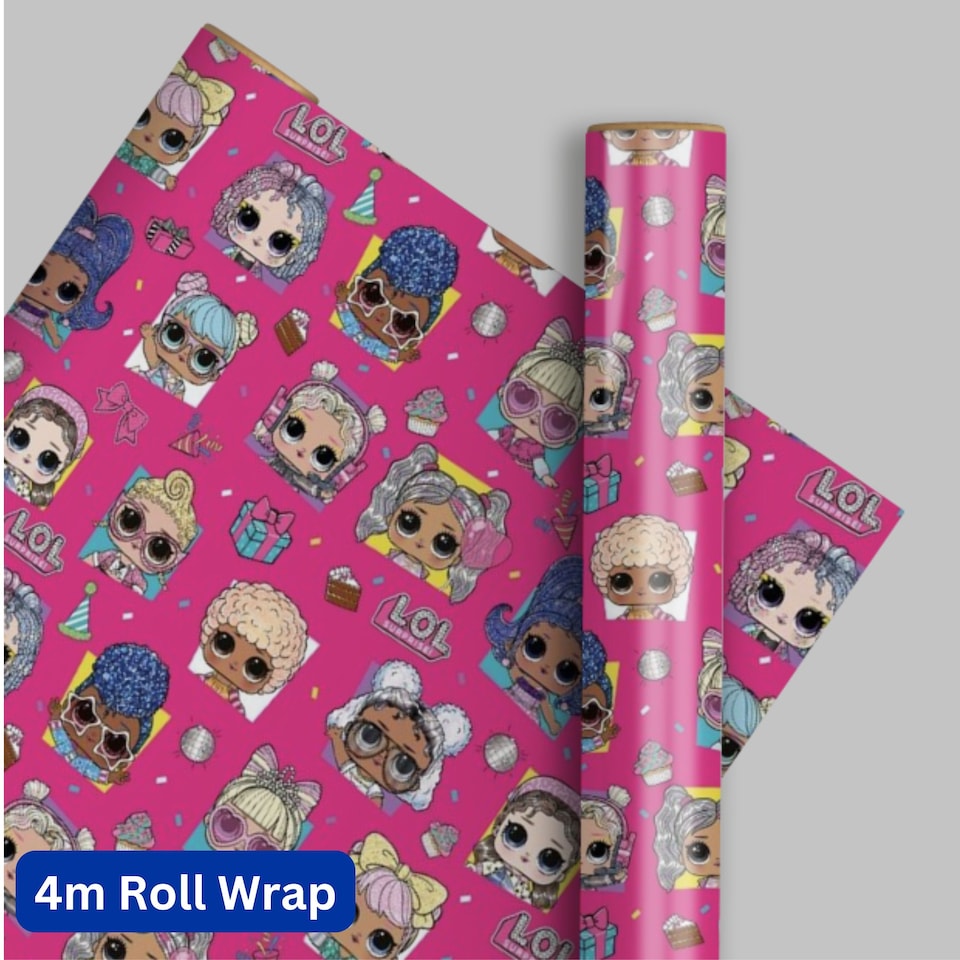 image 1 of LOL Surprise 4m Roll Wrapping Paper