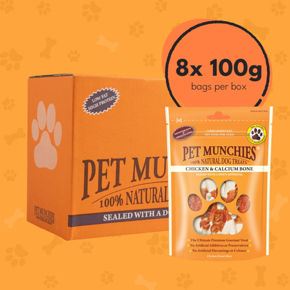 Pet Pet Munchies Calcium Bone Chicken Adult Treat pet food packaging