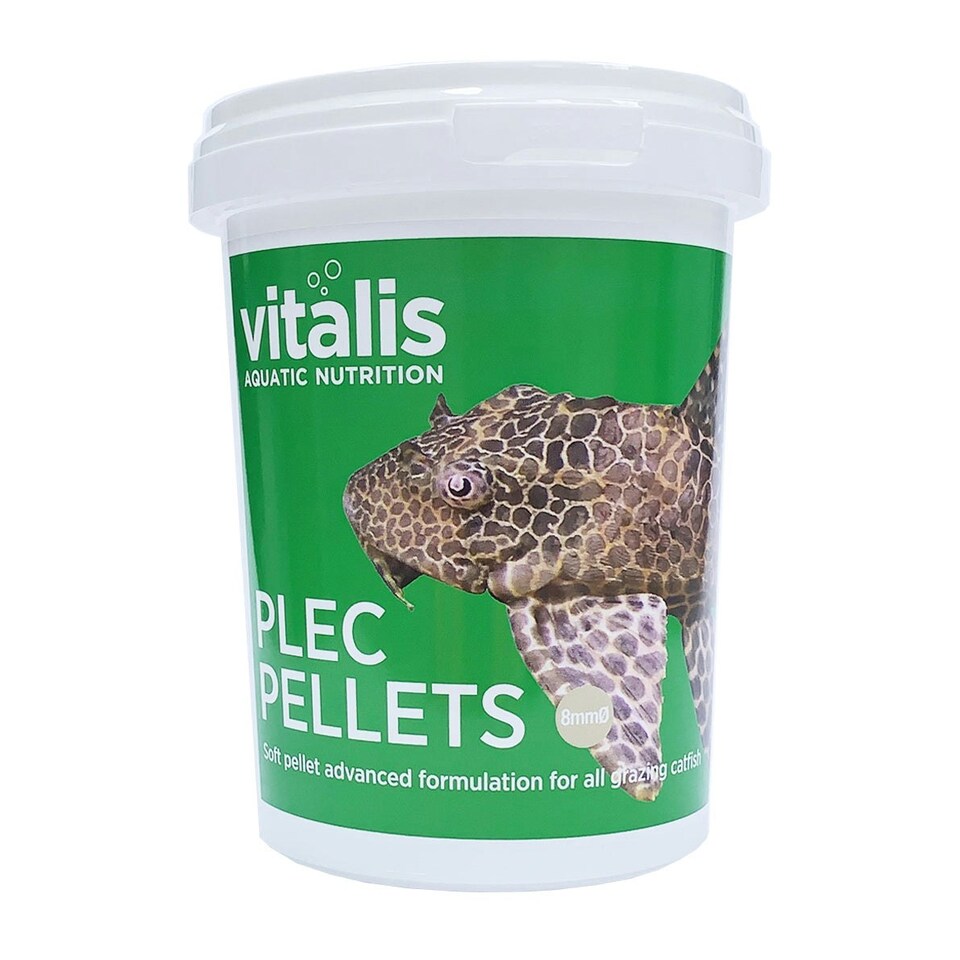 image 1 of Vitalis Plec Pellet Algae Food for Bottom Feeders N/A | 300g