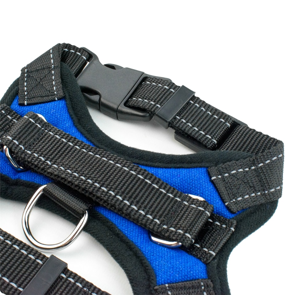 image 1 of KCT Extra Small Blue Padded Dog Harness Blue | XS