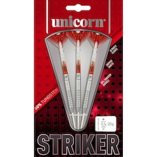 Unicorn Striker Tungsten Darts Set - Red/White - 21g