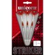 image 1 of Unicorn Striker Tungsten Darts Set - Red/White - 21g