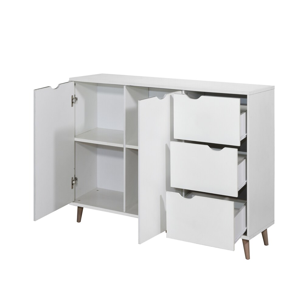 image 1 of Pulford 2 Doors 3 Drawers Storage Cabinet