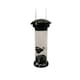 image 1 of Heavy Duty Flick and Click Garden Wild Bird Hanging Black Metal Nyjer Feeder