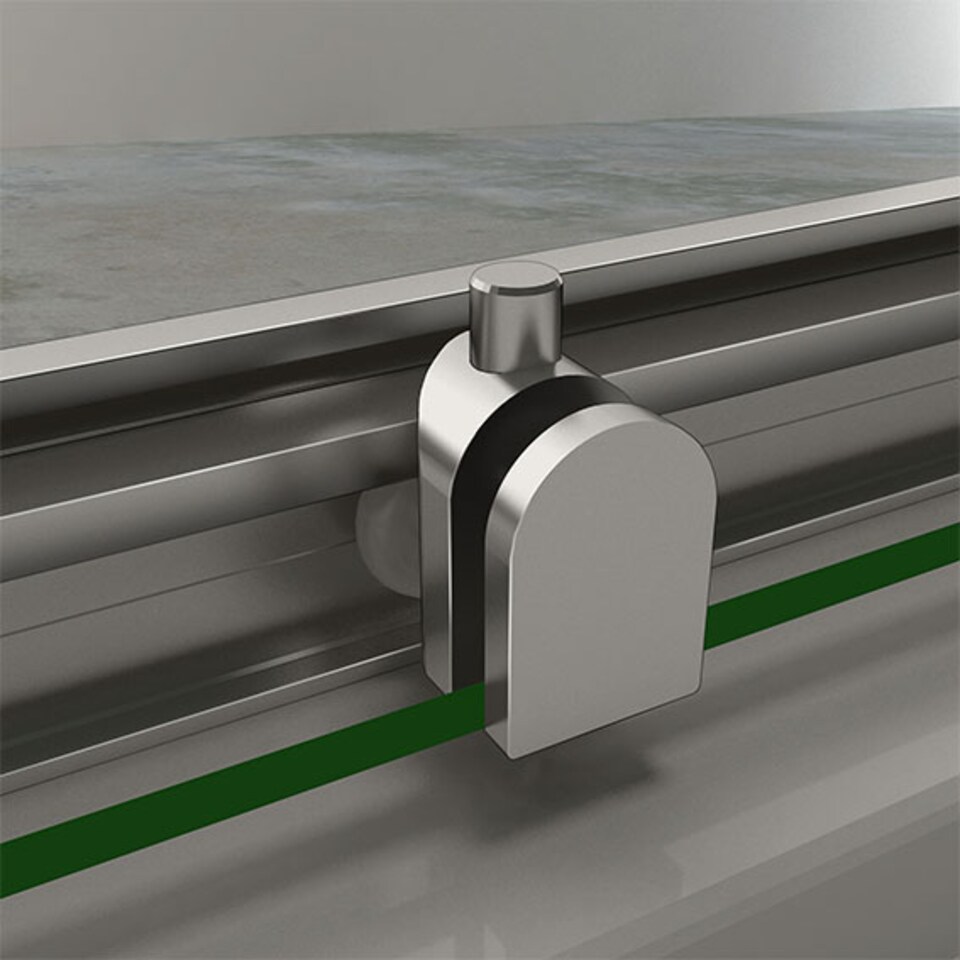 image 1 of Aica Bathrooms 1400x1850mm Sliding Shower Enclosure Shower Screen WalK In Glass Door Cubicle | Chrome