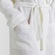 image 1 of Martex Linen Bathrobe Large White