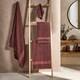 image 5 of OHS 10 x Luxury 100% Cotton 500GSM Bathroom Face Cloth Towel Red | Burgundy | Face cloth