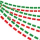 image 2 of Italy Flag Rectangle Party Bunting 10m with 20 Flags