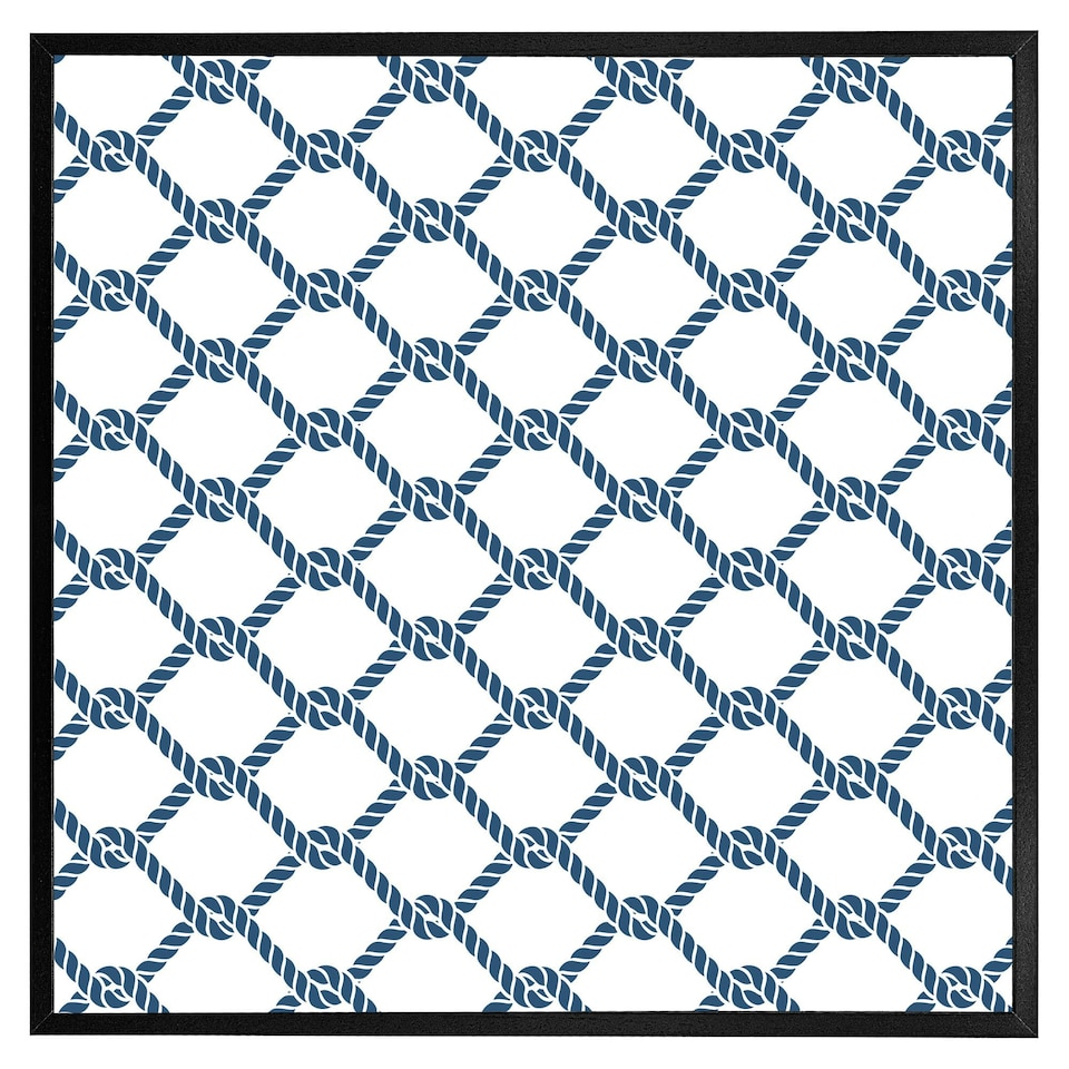 image 1 of Navy chainlink rope (Picutre Frame) Brown | M