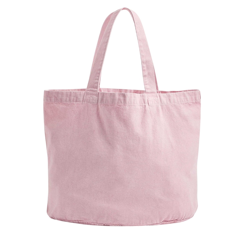 image 1 of Westford Mill Garment Dyed Tote Bag | Pink | Vintage Dusky Pink | 1