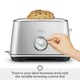 image 3 of Sage Toast Select Luxe - Compact 2-Slice Toaster - 6 Preset Settings, 1000 W, Variable Browning Level, LED Countdown Indicator - Damson Blue Blue