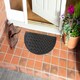 image 3 of Reddish Half Moon Rubber Lattice 45x75cm Doormat