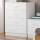 image 2 of FWStyle Tunis 4 Drawer Chest Of Drawers Matt White