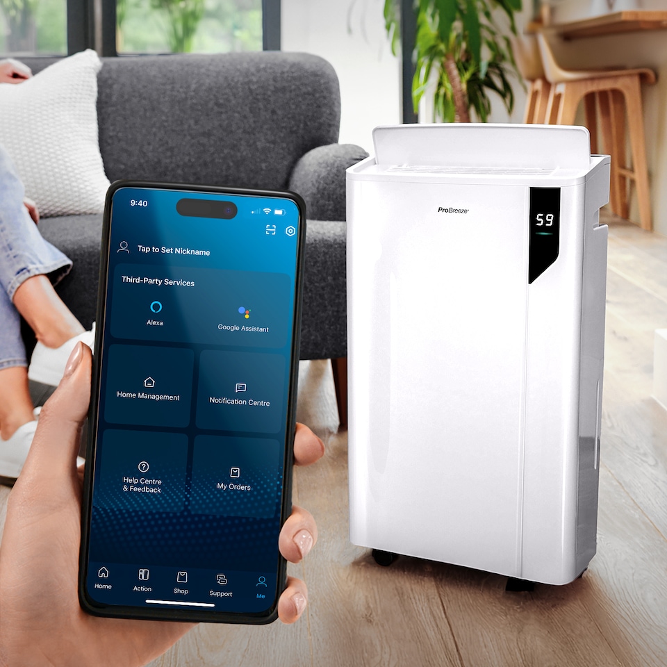 image 1 of Pro Breeze 25L Compressor dehumidifier with WIFI / White