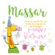 image 1 of Massar Hashtag Birthday Card