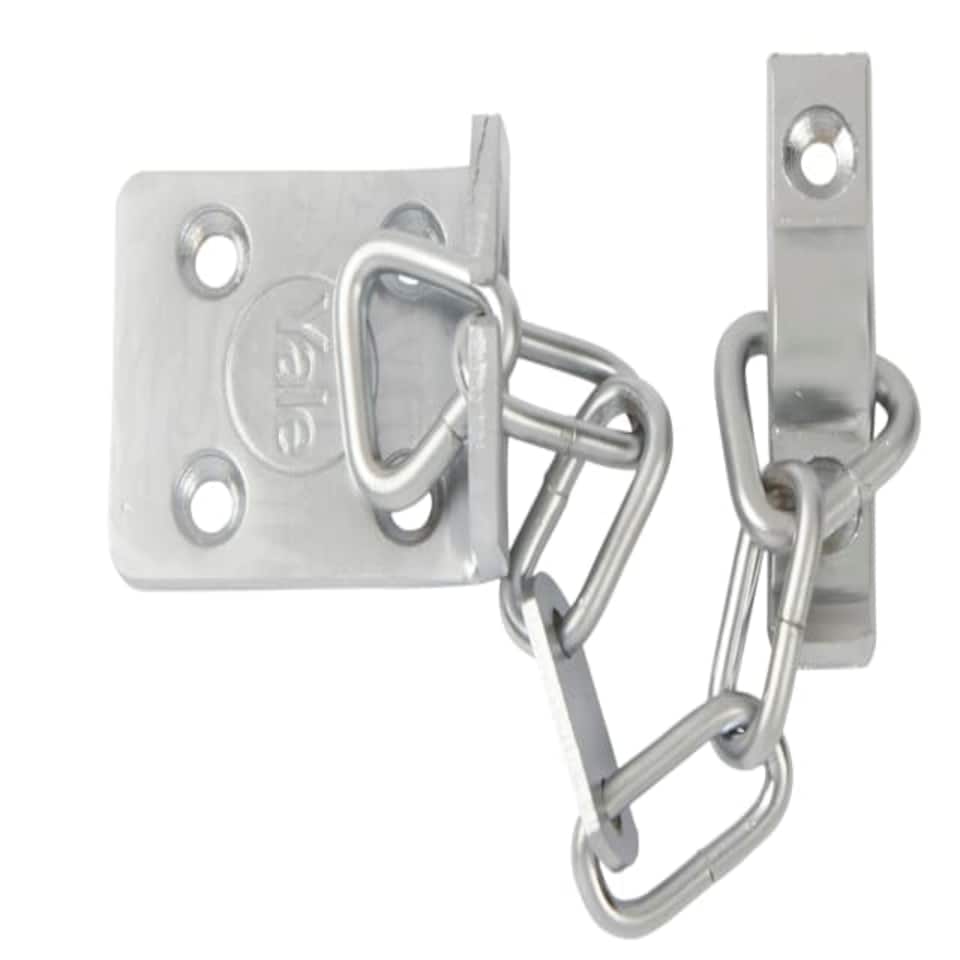 Yale Locks Ws6 Security Door Chain - Satin Chrome Finish