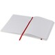 image 2 of Bullet A5 Spectrum Notebook With Elastic Strap - White/Red - One Size