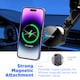 image 4 of Energizer In-Car Magnetic QI Wireless Charger & Airpods Black