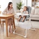 image 3 of COSTWAY Foldable High Chair Easy Clean Compact Highchair with Tray