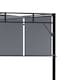 image 7 of Outsunny 3 x 3m Steel Pergola Gazebo with Sliding Roof, Garden Gazebo Canopy Sun Shade Shelter for Outdoor, Deck, Patio, Dark Grey