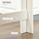image 4 of HOMCOM Bar Table Coffee Table Kitchen Dining Table with 4-Tier Shelf Natural
