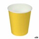 image 1 of Set of glasses Algon Cardboard Disposable Yellow 36 Units (24 Pieces) N/A