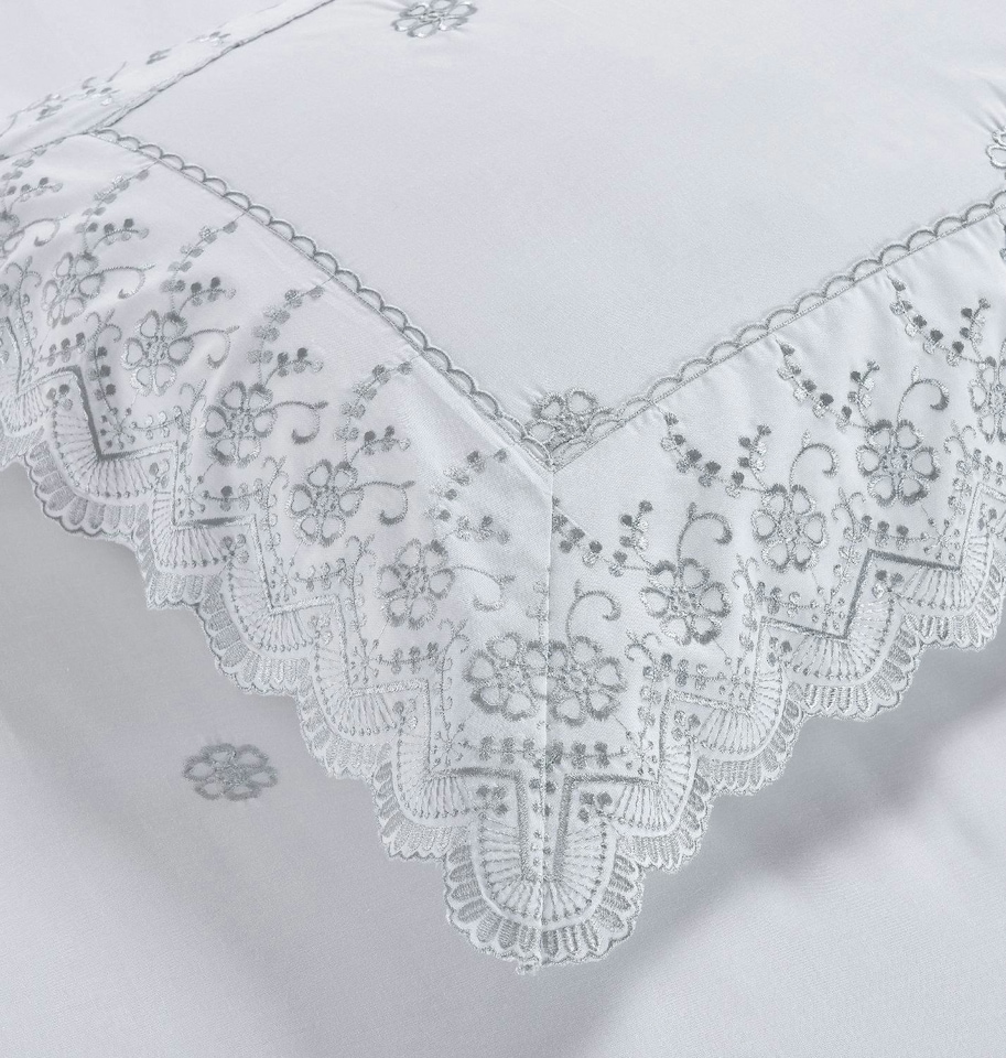 image 1 of Arielle White Bedspread Set | White