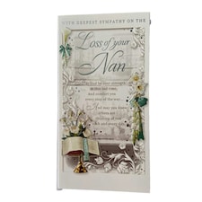 Loss of Nan Deepest Sympathy Opacity Card
