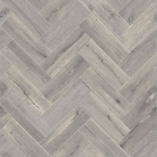 Grey Wood Effect Anti-Slip Vinyl Flooring For Kitchen, Bathroom, 2.3mm Thick Foam Backed