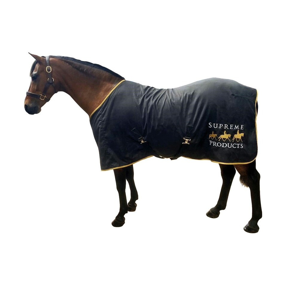 Supreme Products Horse Exercise Sheet - Black/Gold - 6´ 3"