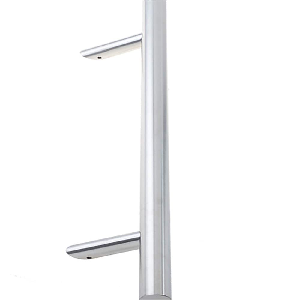 Premium Stainless Steel Cranked Pull Handle 600x32mm in Satin Finish - Door Handle