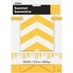 image 2 of Unique Party Paper Polka Dot and Chevron Bunting - Yellow/White - 12ft