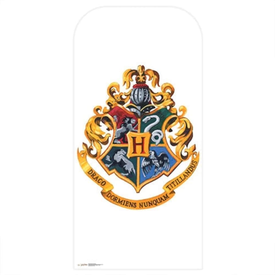 Hogwarts Crest Harry Potter Single Backdrop Cardboard Cutout 193cm
